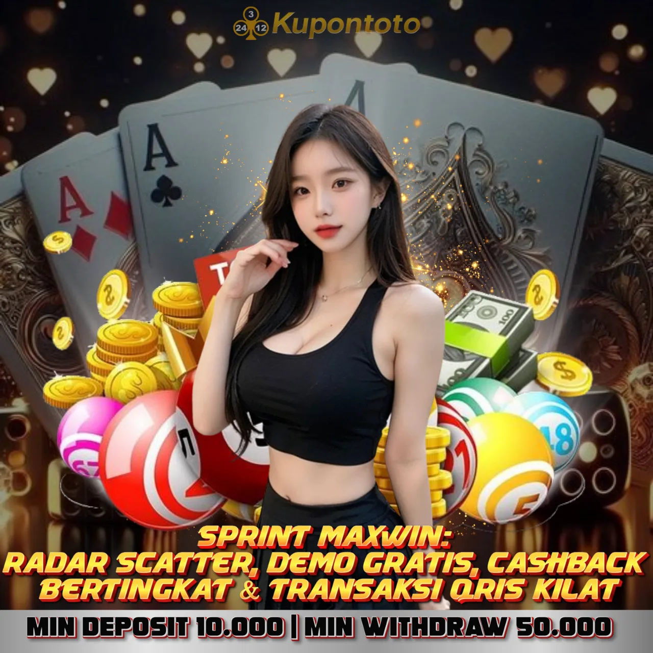 KUPONTOTO 🥦 Sprint Maxwin: Radar Scatter, Demo Gratis, Cashback Bertingkat & Transaksi QRIS Kilat